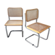 Paire de chaises Marcel Breuer Cesca B32