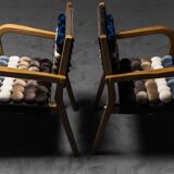 Pair of balls chairs 70s vintage modern