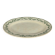 Grand Plat ovale modèle "Champagne ", Badonviller, vert