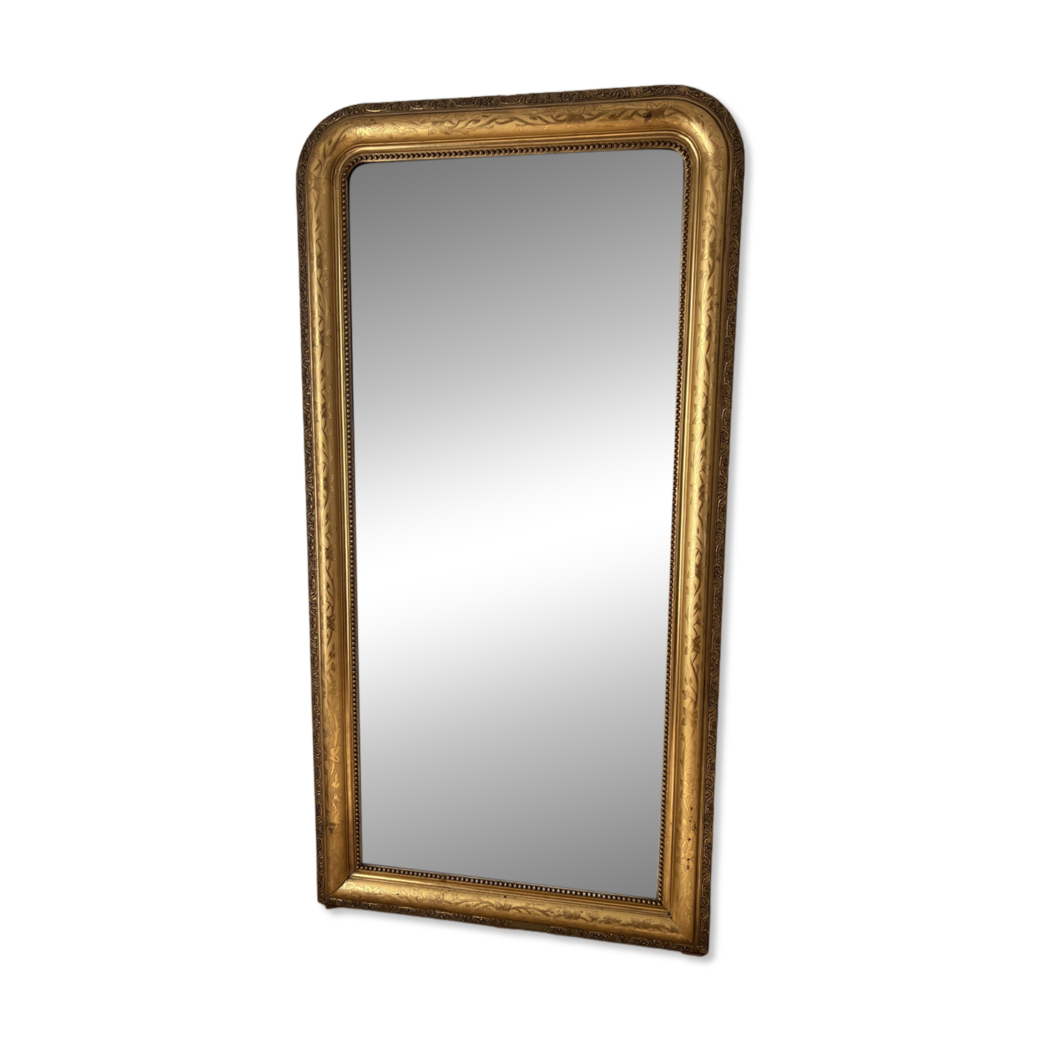Large gold mirror in Louis-Philippe style – 87 x 172 cm