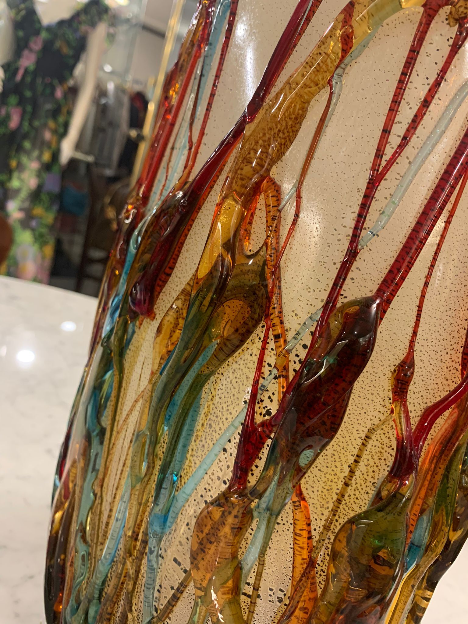 Murano glass sculpture vase Sergio Costantini