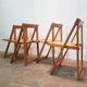 Set of 4 folding chairs