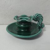 Vallauris faience candle holder