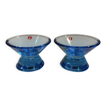 Paire de bougeoirs "Kartio" – Kaj Franck pour Iittala