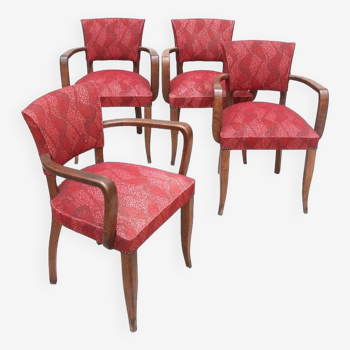 Set of 4 armchairs 1950