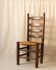 Brutalist straw chairs - Dlg Charles Dudouyt, early 20th century