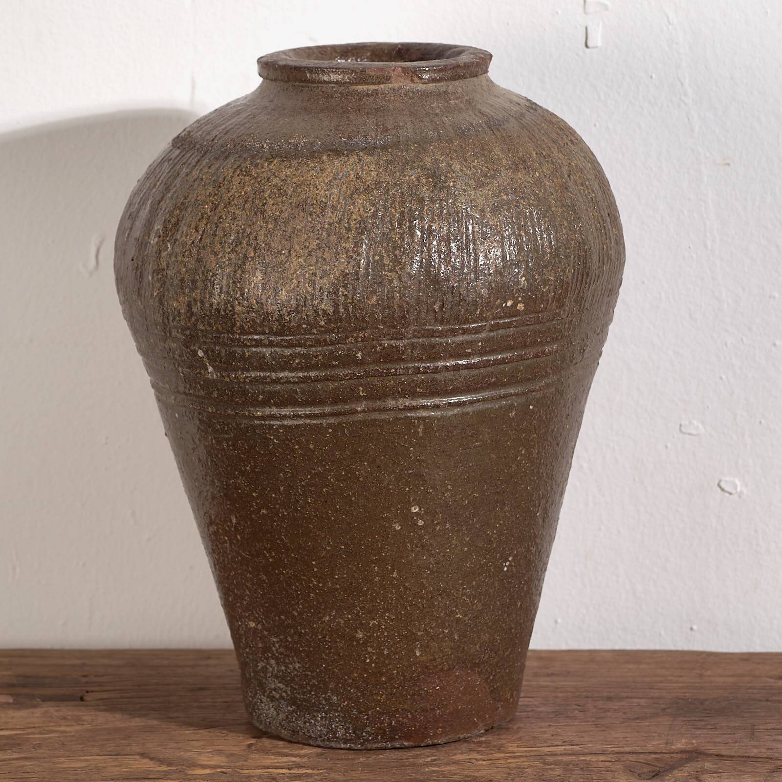 Antique glazed ceramic vase (c.1900)