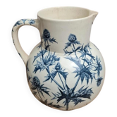 Antique pitcher Jules Vieillard Bordeaux – Chardon model – Ironstone
