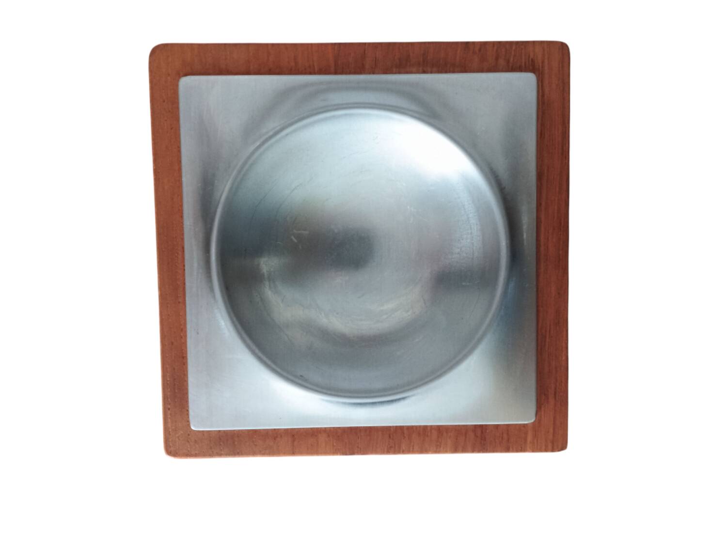 Stainless steel and wood pocket emptier