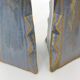 Pair of crystallized Art Deco vases