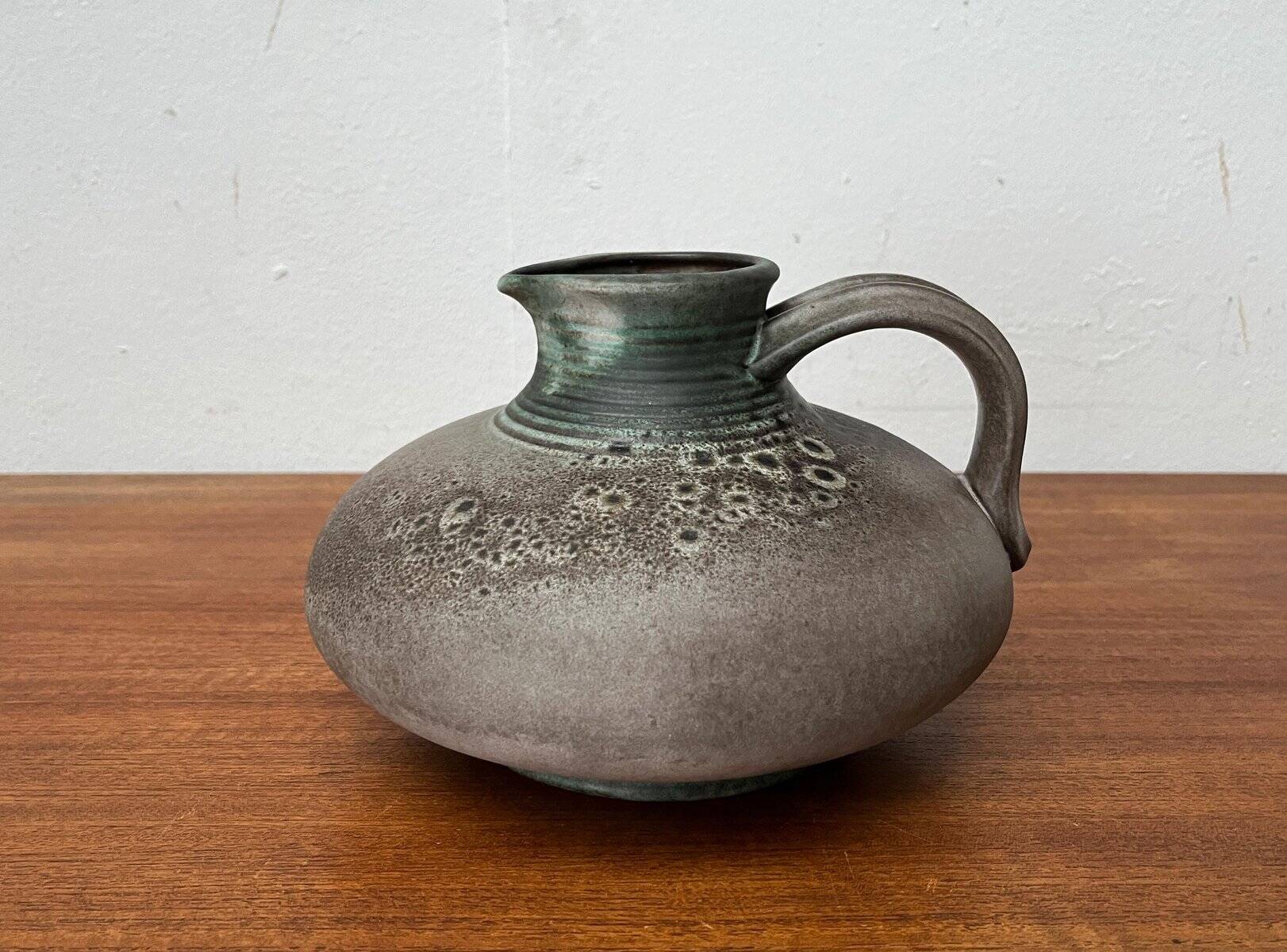 Jarre en céramique ou cruche de poterie ouest-allemande du milieu du siècle WGP, années 1960