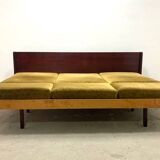 Jitona sofa bed, vintage czech 1960s