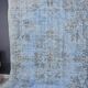 Blue Vintage Oushak Carpet sku 1922