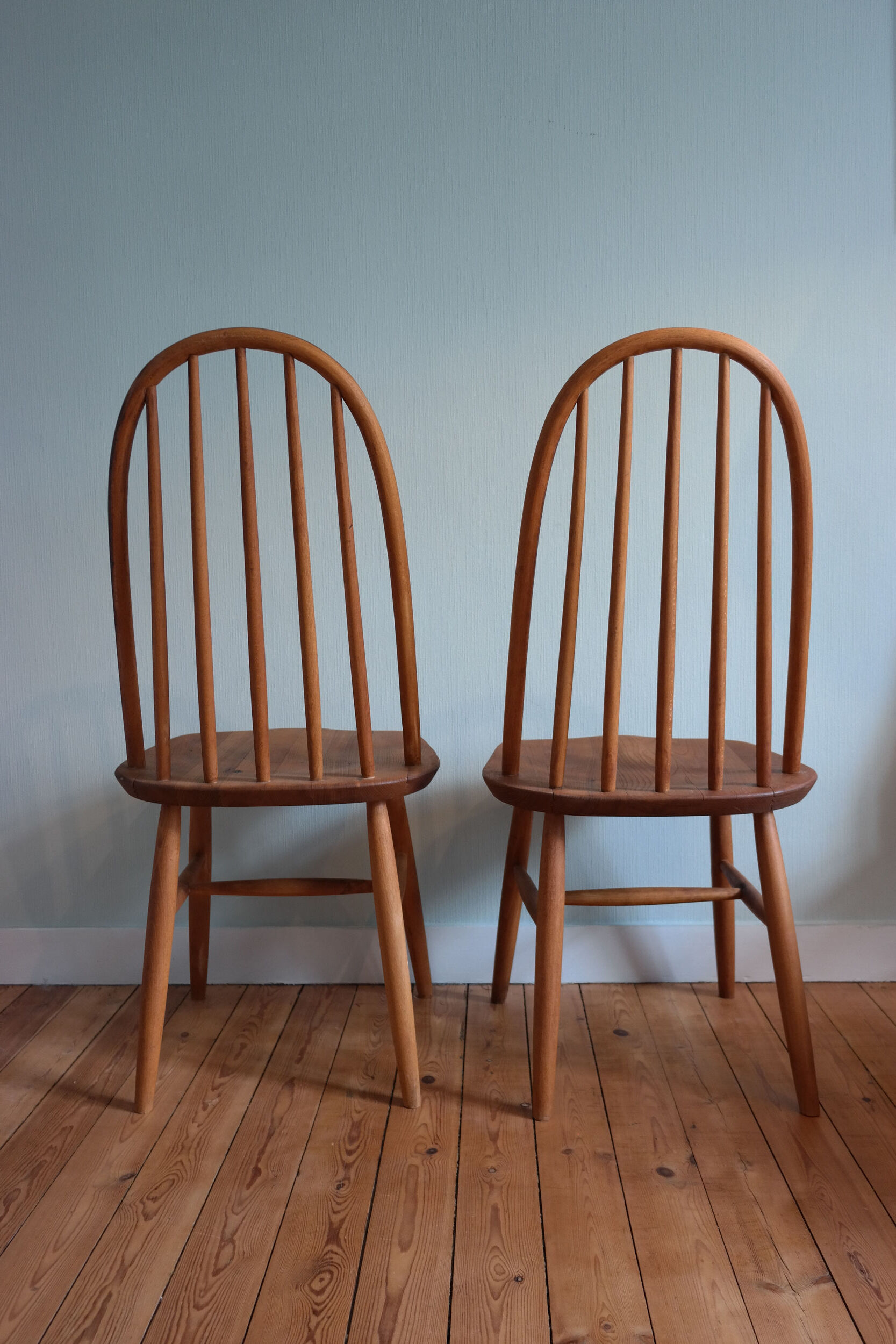 Pair of Quaker model chairs, Ercol, 1960's