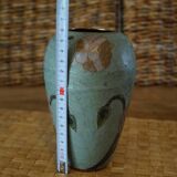Vase laiton peint à la main