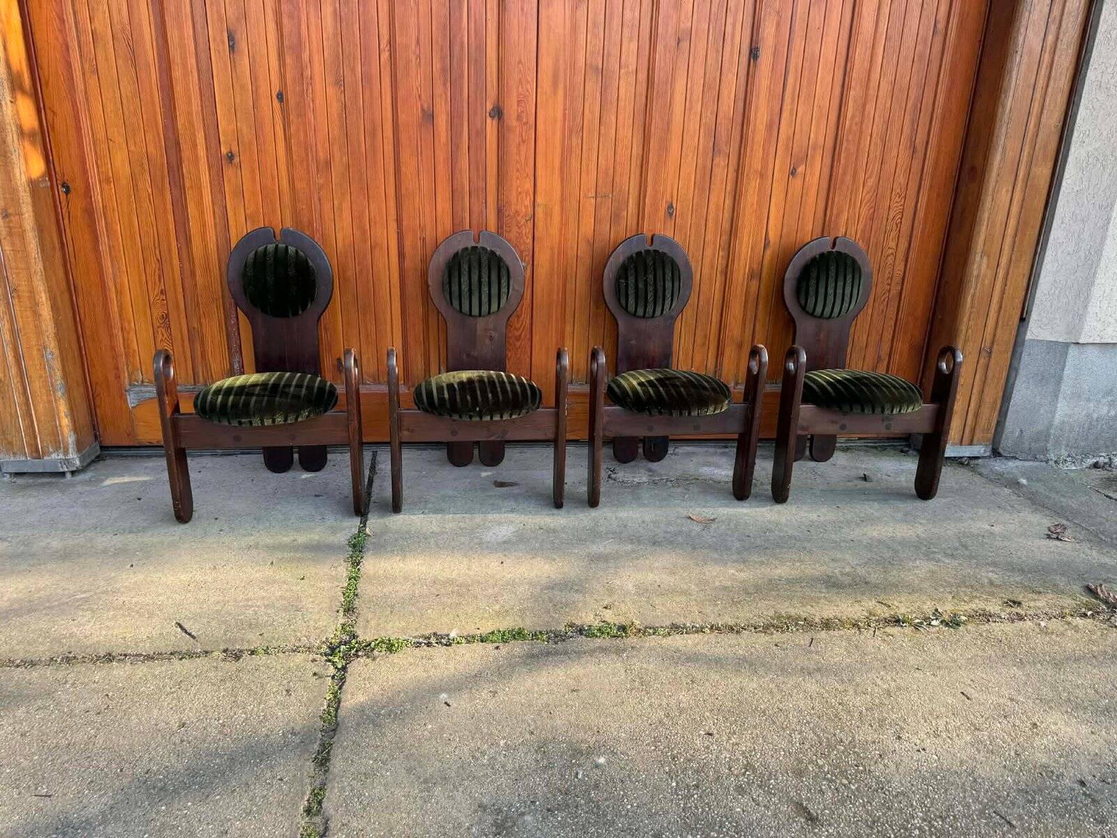 Mid-Century Dining Chairs from Szedleczky Maria, 1960s, Set of 4