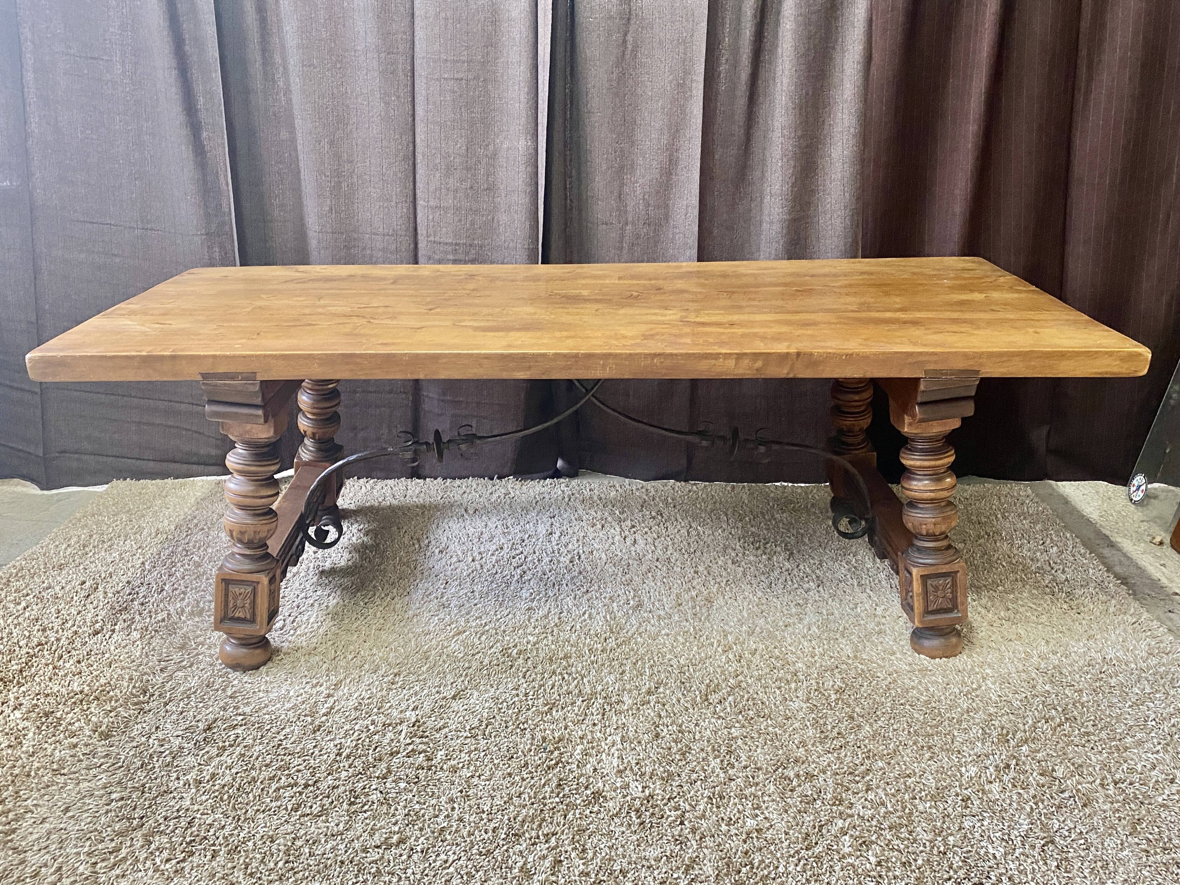 Spanish style dining table