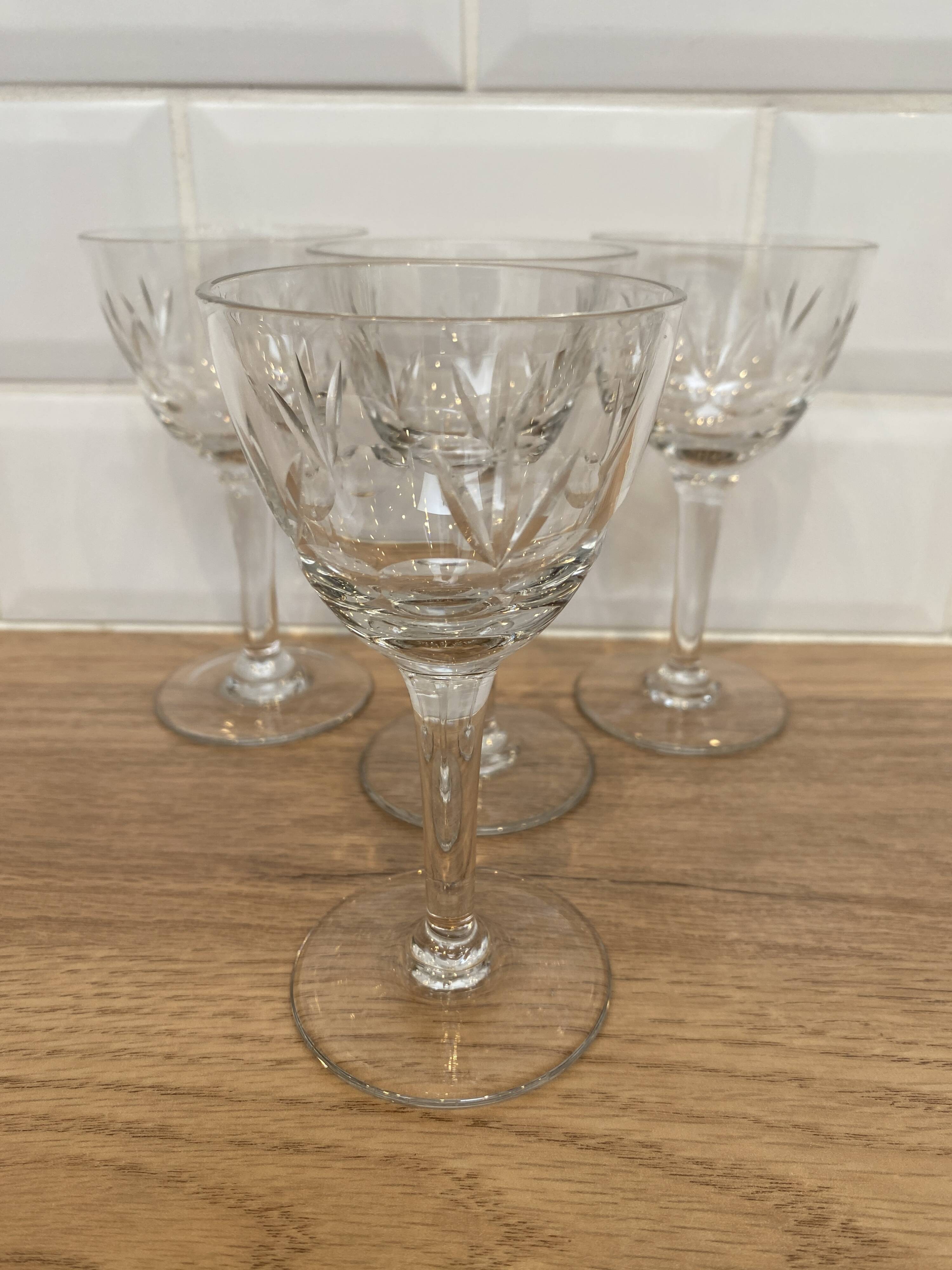 Set de 4 verres à porto