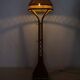 Large Italian wicker floor lamp, 1960s