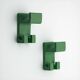 Teal Green Olaf von Bohr Gedy Hooks, Italy 1970s – Space Age Design