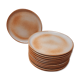Service 12 plates dessert sandstone