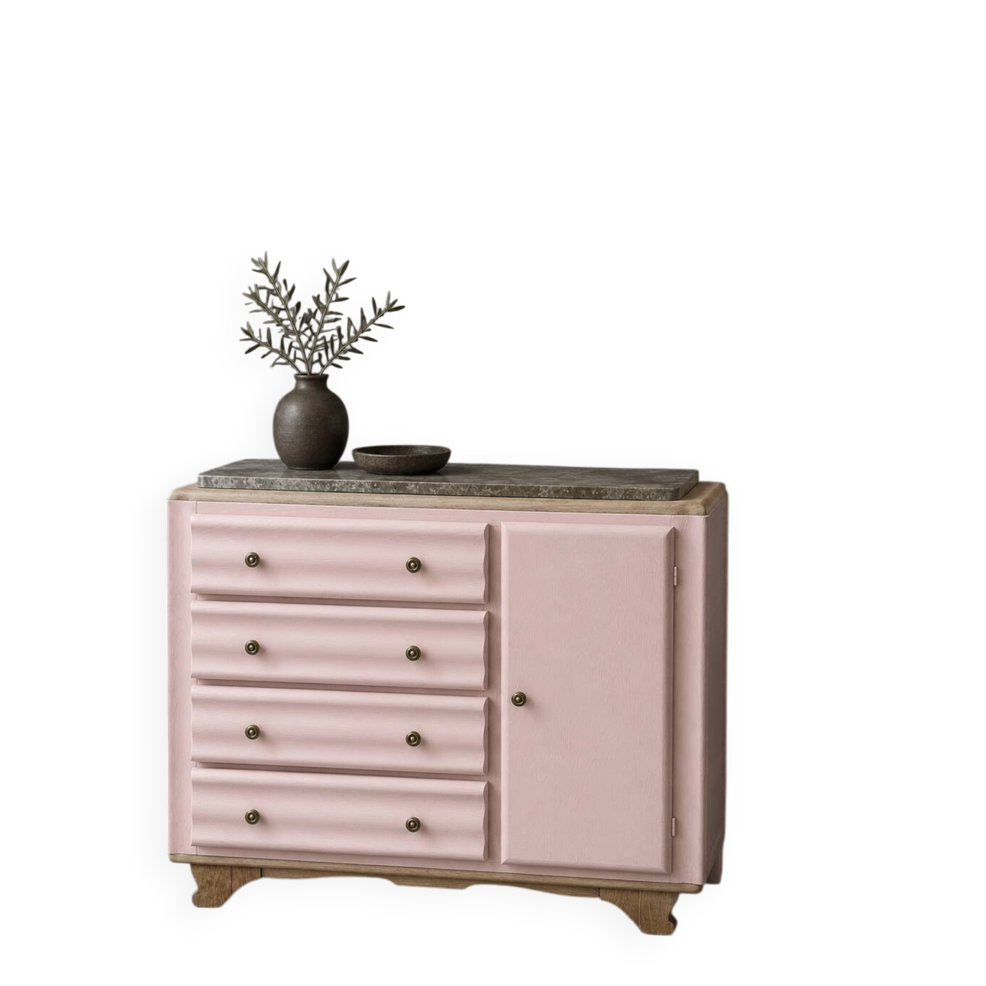 Revamped antique chest of drawers