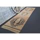 1970s Vintage Turkish Oushak Handmade Wool Cotton Orange Runner Rug 95x374