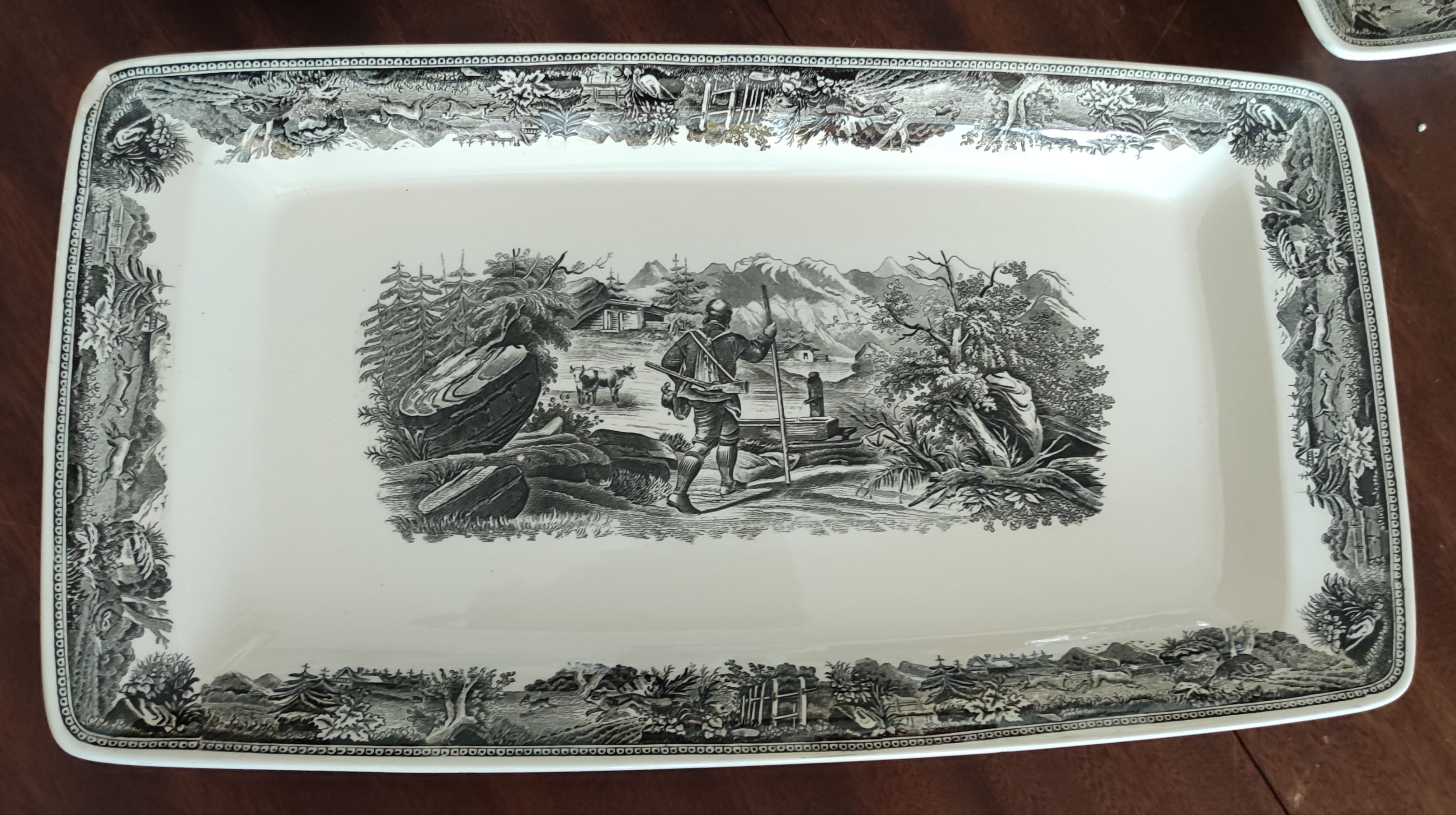 Service Tableware hunting decoration / Villeroy and Boch / model Artemis