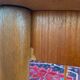 Expandable teak dining table, butterfly extension, circa 60s