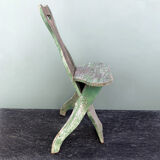 Antique milking chair