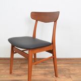Danish teak & leather dining chairs from falstrup mobler, 1960
