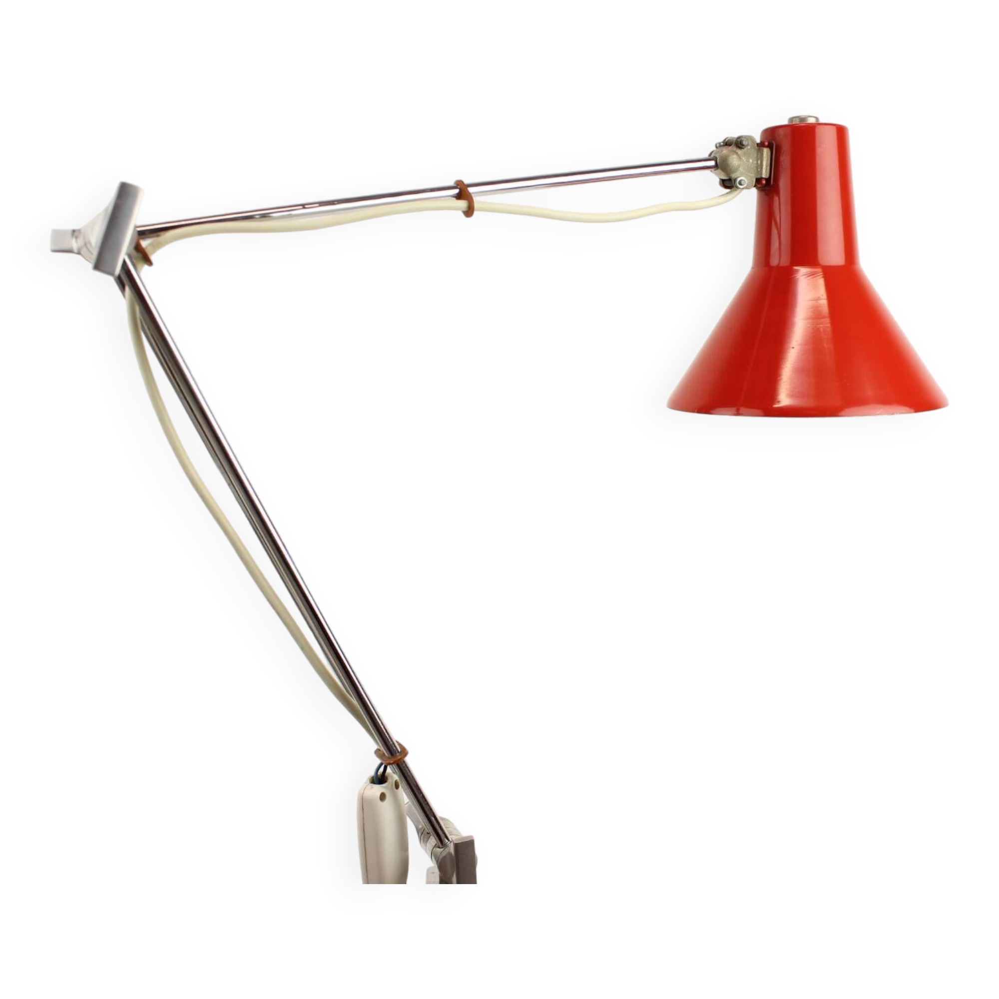 VAS FEMIPARI Adjustable Table Lamp, 1960's, Poland