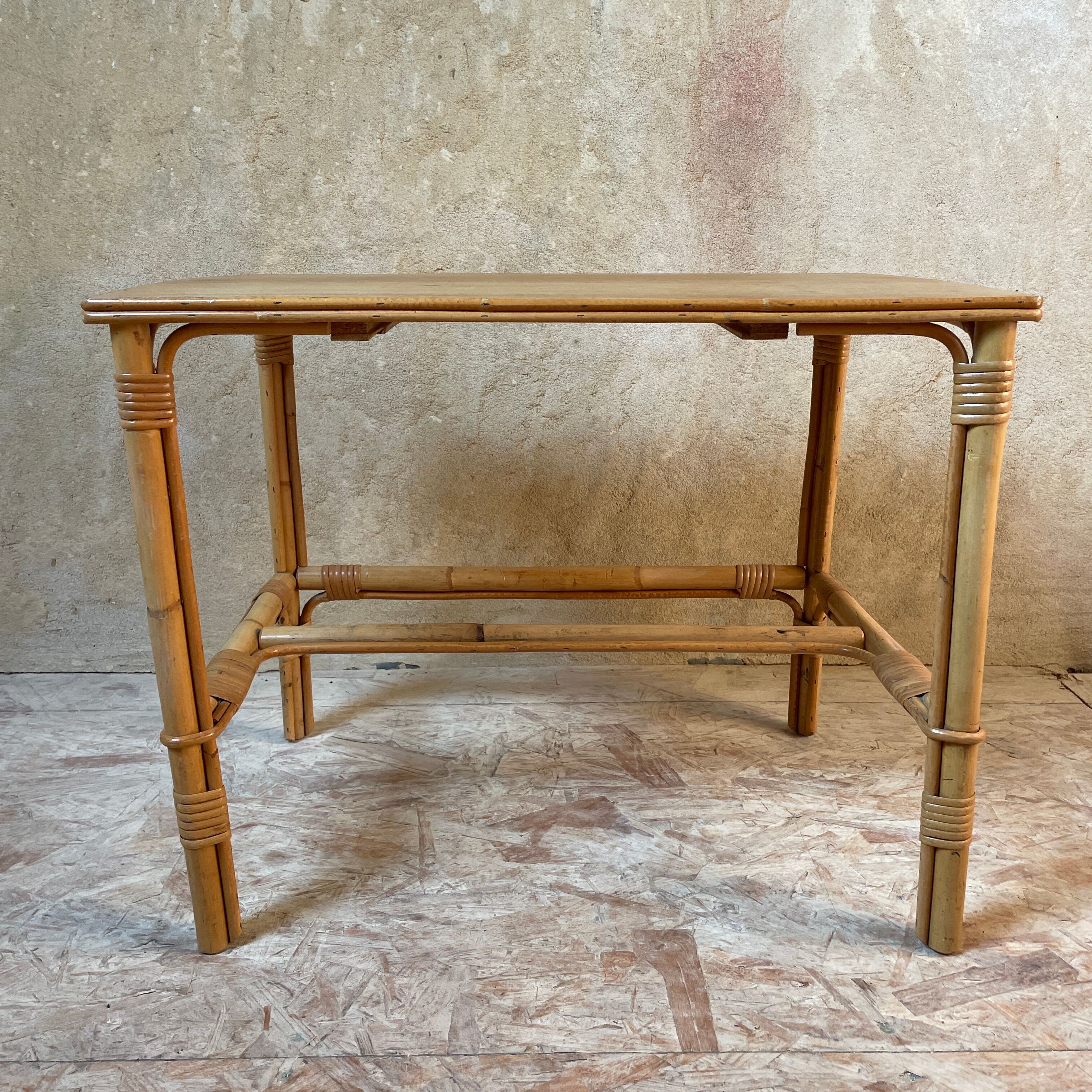 Petite table basse bambou