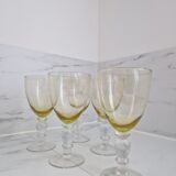 Verres à pied tie and die