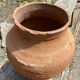 Ancient terracotta pottery jar