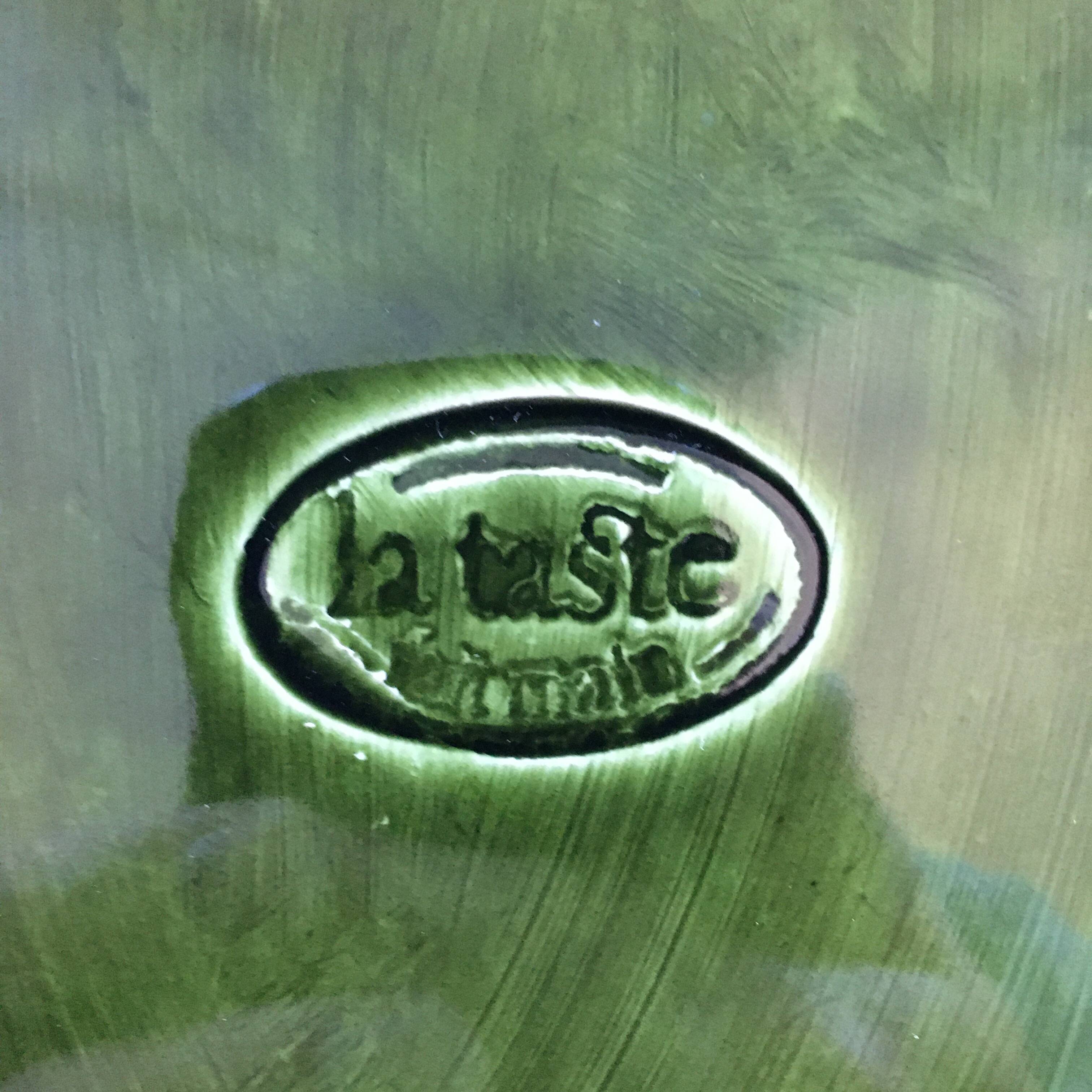 Provençal olive green dish