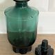Art Deco glass bottle flask