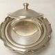 Antique silver-plated vegetable dish, tableware
