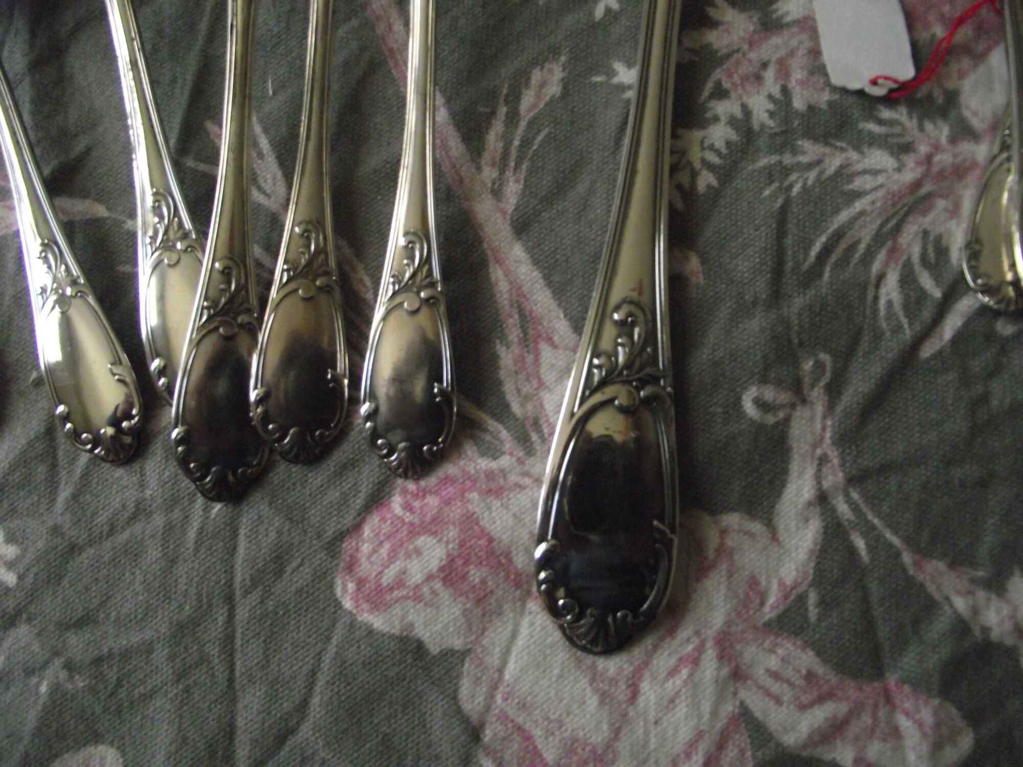 13 silver metal dessert service by francois frionnet