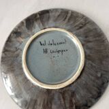 Rare plate bel delecourt quimper antique