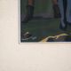 Gouache illustration dramatic art signed Masqueliez 1956