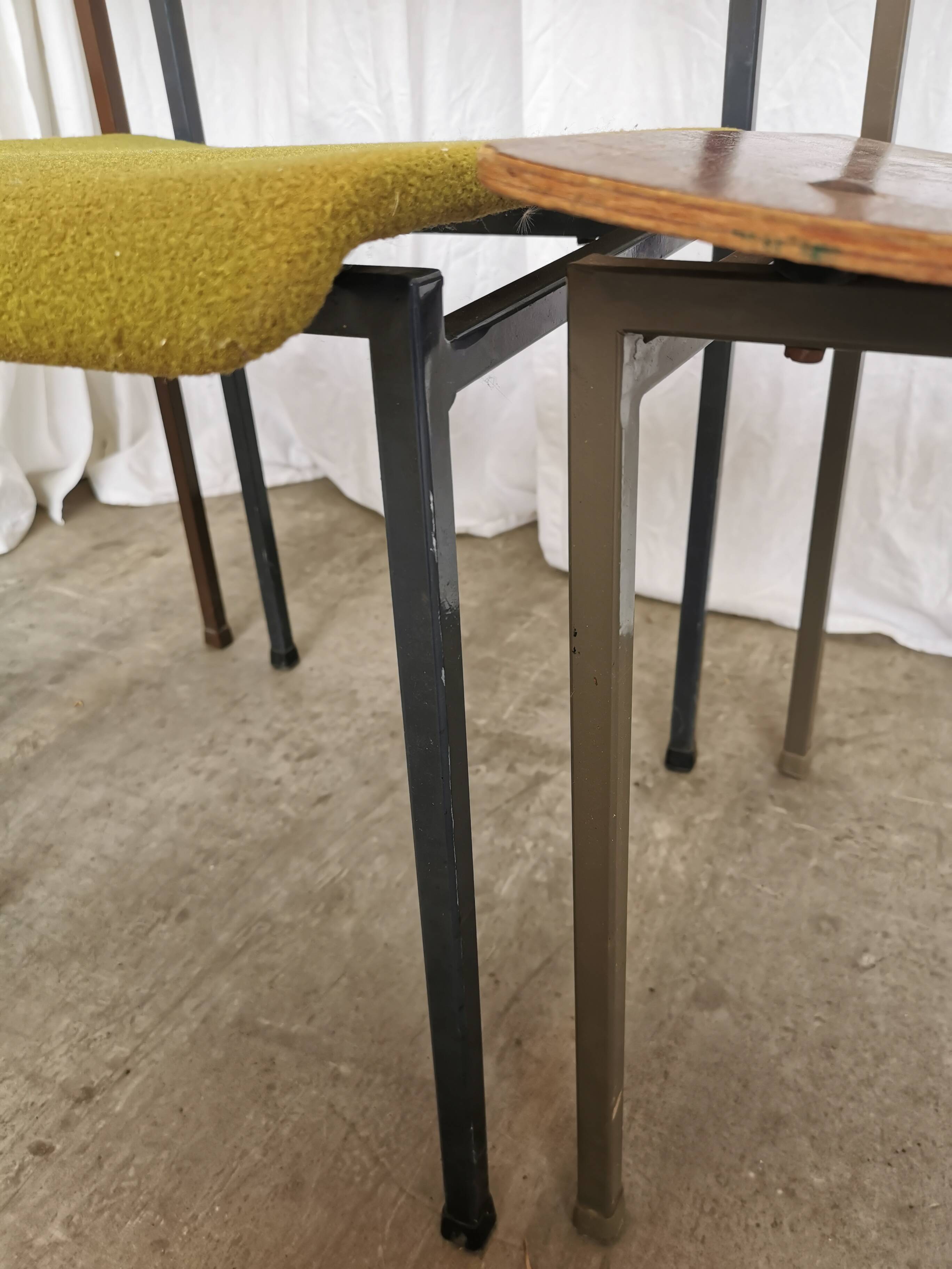 Chaises de salle à manger industrielles vintage - Stol Kamnik années 1970 - Lot de 4 - Mix & Mat