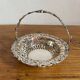 Basket with Mobile Handle In 925 Silver Hallmarked London 1898