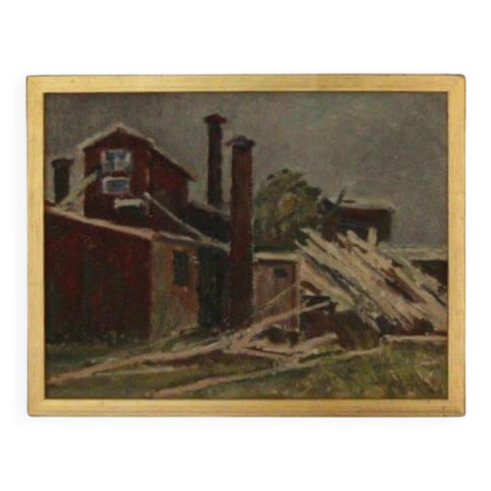 House in the countryside by Axel Sjögren