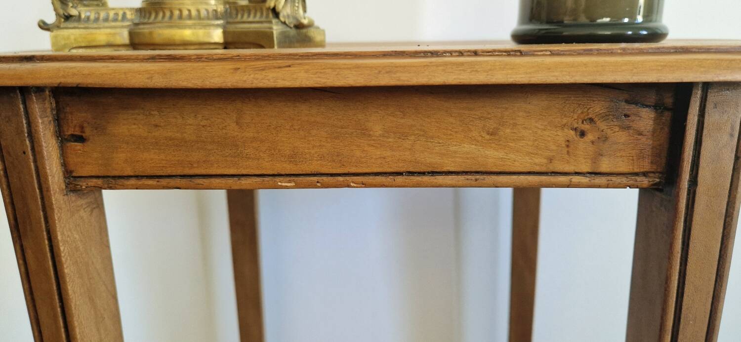 Vintage side table solid wood - 1940s/1950s