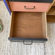 Colorful chest of drawers furniture 60s