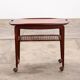 Poul Jensen Trolley teak made by Selig,1960 denmark.