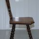 Chaise de vestibule Black Forrest en bois sculpté 19ème siècle