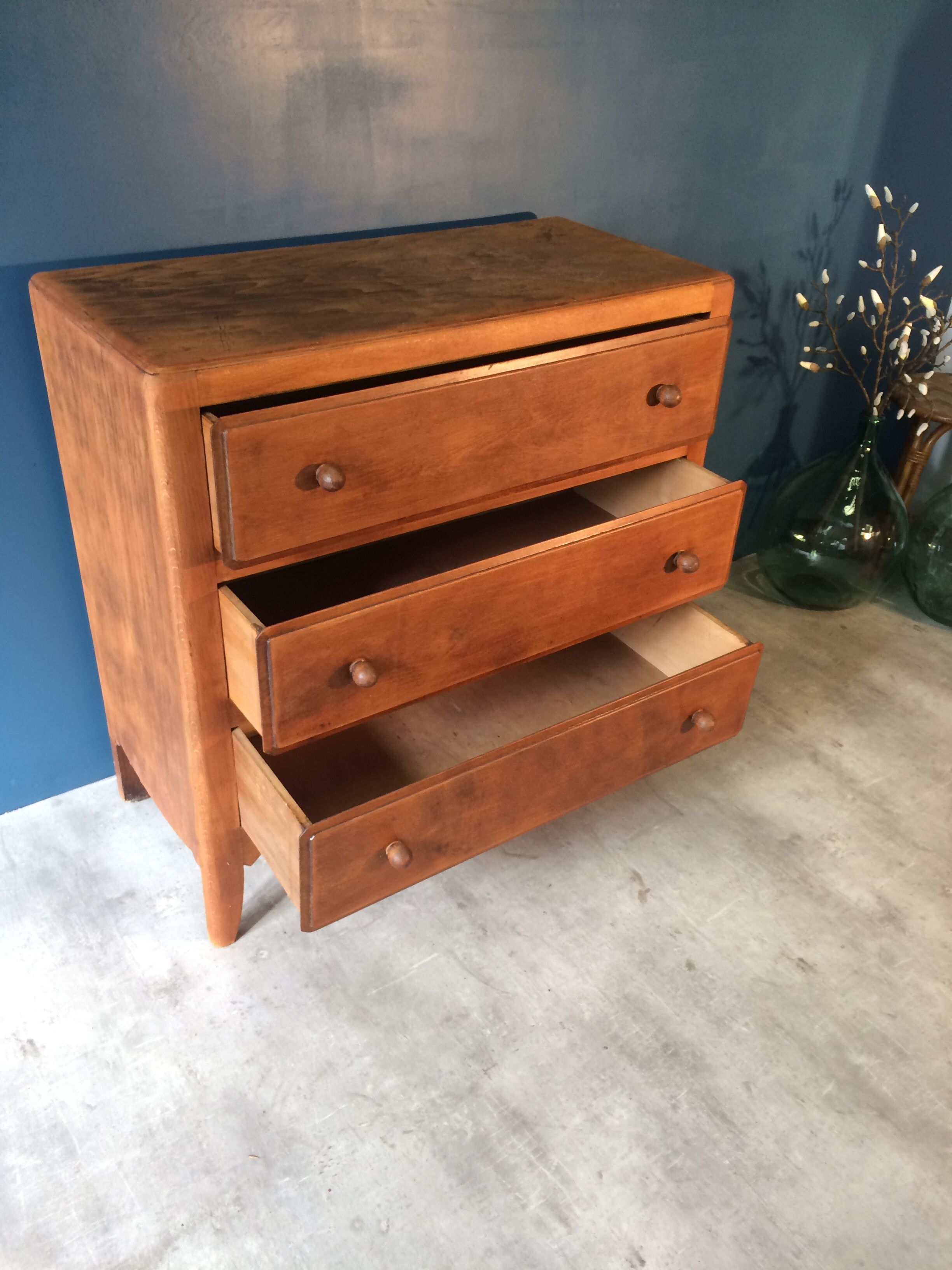 Chest of drawers 3 vintage drawers
