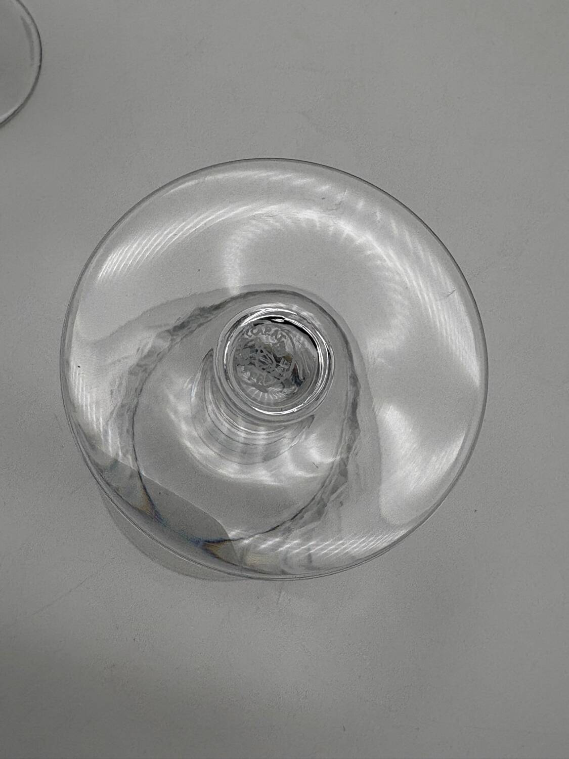 10 Baccarat Glasses, Model Picadilly, France, Crystal Stemmed Glasses